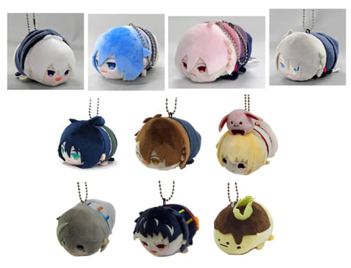 Tamaki Yotsuba, etc. IDOLiSH7 Mochimochi Mascot Vol.2 All 10 Types Set Key Ring [USED]