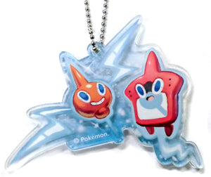 Rotom Pokemon Acrylic Keychain Collection Pokemon Center Sapporo R Pokemon Center Limited Key Ring  [USED]