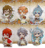 All 6 Types Set Kira Dol Chara Style Big Tag Mythical World vol.1 Idolish7 Key Ring [USED]