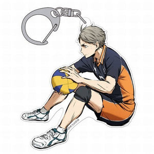 Koushi Sugawara Fighting Spirit for Victory Ver. Haikyu!! Season 3 Acrylic Key Chain Key Ring [USED]