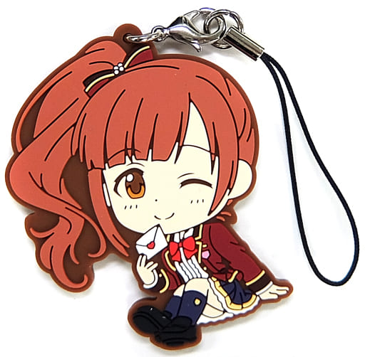 Kyoko Igarashi THE iDOLM@STER Cinderella Girls Ichiban Kuji Cinderella Girls Spring Rubber Charm Kyun Chara Illustrations Prize D Key Ring [USED]