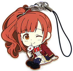 Kyoko Igarashi THE iDOLM@STER Cinderella Girls Ichiban Kuji Cinderella Girls Spring Rubber Charm Kyun Chara Illustrations Prize D Key Ring [USED]