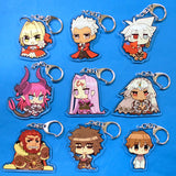 All 9 Types Set Fate/Extella: The Umbral Star Trading Acrylic Keychain vol.1 Key Ring [USED]