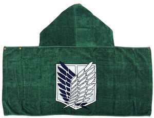 Survey Corps Hooded Towel Attack on Titan The Real Universal Studios Japan Limited Towel [USED]