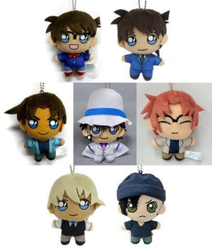 All 7 Types Set Plush Mascot Sega Lucky Lottery Detective Conan -Wa collection- Prize B Plush Toys [USED]