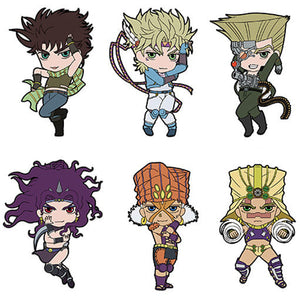 All 6 Types Set JoJo's Bizarre Adventure Rubber Strap Collection Part 2 Key Ring [USED]