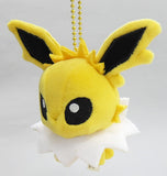 Jolteon Mocchiri Mascot Pokemon Dolls Pokemon Pokemon Center Limited Key Ring  [USED]