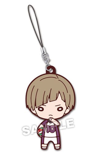 Kenjiro Shirabu Haikyu!! Nitotan Shiratorizawa Academy High School Uniform Rubber Mascot Key Ring [USED]