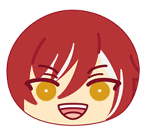 Natsume Sakasaki Ensemble Stars! Omanjuu Niginigi Mascot 5 Key Ring [USED]