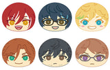 All 6 Types Set Ensemble Stars! Omanju Nigi Nigi Mascot 5 Key Ring [USED]