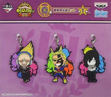 Audience Seat Support set 3 Rubber Charms Set Kyun Chara Illustrations Ichiban Kuji My Hero Academia -Yuei Sports Festival!- C Award Charm [USED]