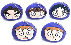 All 5 Types Set Mochi Puti Marukko Mascot Set Grade 5 Minna no Kuji Nintama Rantaro Prize C Key Ring [USED]