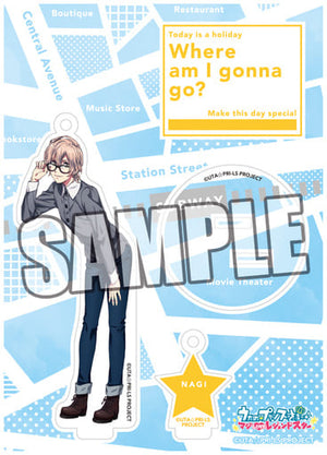 Nagi Mikado Uta no Prince-sama Maji LOVE Legend Star Acrylic Key Holder With Stand Key Ring [USED]