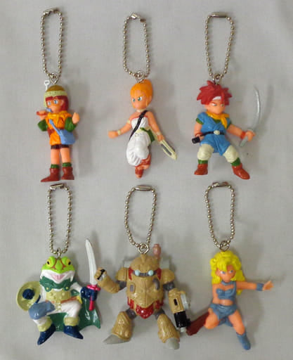 Chrono, etc. CHRONO TRIGGER Chronoswing All 6 Types Set Key Ring [USED]