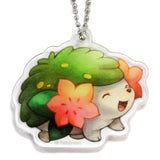 Shaymin Pokemon Acrylic Charm Collection Pokemon Center Touhoku R Pokemon Center Limited Key Ring  [USED]