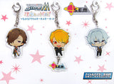 S.E.M Connected Acrylic Keychain 3 Set THE iDOLM@STER SideM Wakeatte Mini! Key Ring [USED]