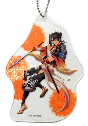 Mutsunokami Yoshiyuki BIG Vinyl Charm Katsugeki/Touken Ranbu FamilyMart Limited Eligible Product Purchase Benefits Charm [USED]