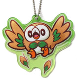 Rowlet Pokemon Acrylic Keychain Collection Alola Festival! Pokemon Center Limited Key Ring  [USED]