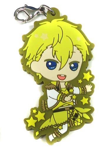Nagi Rokuya IDOLiSH7 Ichiban Kuji Happy Sparkle Star! Rubber Mascot Prize P Key Ring [USED]