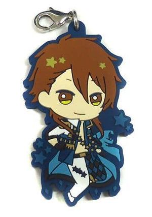 Ryunosuke Tsunashi IDOLiSH7 Ichiban Kuji Happy Sparkle Star! Rubber Mascot Prize P Key Ring [USED]