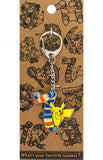 Pikachu No.1 Metal Mascot Pokemon Pokemon Center Limited Key Ring  [USED]