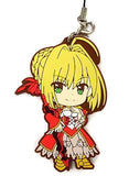 Saber / Nero Claudius Fate/Grand Order Ichiban Kuji Kyun Chara Order Singularity 2 Kyun Chara Illustrations Rubber Charm Prize G Key Ring [USED]