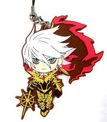 Lancer/Karna Fate/Grand Order Ichiban Kuji Kyun Character Order Singularity 5 Kyun Chara Illustrations Rubber Charm Prize J Key Ring [USED]
