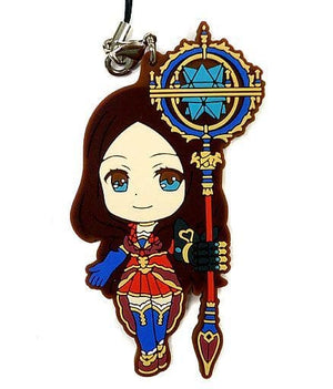 Caster/Leonardo Da Vinci Fate/Grand Order Ichiban Kuji Kyun Character Order Final Singularity Kyun Chara Illustrations Rubber Charm Prize M Key Ring [USED]