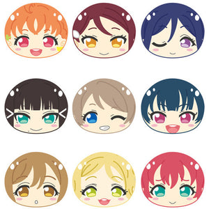 All 9 Types Set Love Live! Sunshine!! Omaju Nigi Nigi Mascot Key Ring [USED]