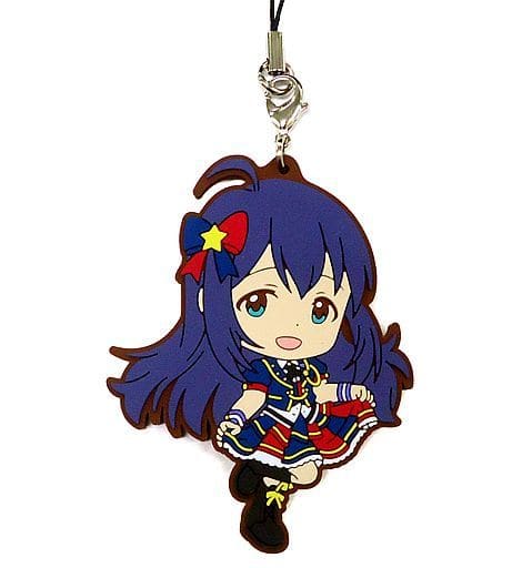 Mochizuki Anna THE iDOLM@STER Million Live! Ichiban Kuji TH@NK You for Smile!! Rubber Charm Kyun Chara Illustrations Prize D Key Ring [USED]