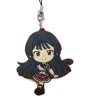 Shizuka Mogami THE iDOLM@STER Million Live! Ichiban Kuji TH@NK You for Smile!! Rubber Charm Kyun Chara Illustrations Prize D Key Ring [USED]