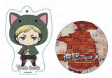 Erwin Smith Attack on Titan Season 2 Season 2 Nyantical Standing Acrylic Keychain Key Ring [USED]