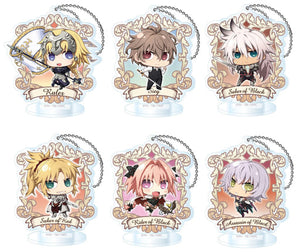 All 6Types Set Fate/Apocrypha Toji Colle Acrylic Keychain Key Ring [USED]