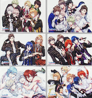 Gatheing Jacket Illustration A3 Multi-Cross 6 Set Blu-ra /DVD Uta no Prince-sama Maji LOVE Legend Star First Limited Edition Bunkyodo & Animega Whole Volume Purchase Bonus Towel [USED]