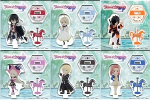 Tales of Berseria Mini Chara Acrylic Stand Attraction Festa in Toshimaen Goods All 6 Types Set Acrylic Stand [USED]