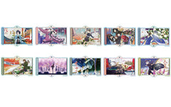 Mutsuki, etc. Touken Ranbu: Hanamaru Ending Scene Keychain All 10 Types Set Key Ring [USED]