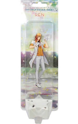 Ren Jinguji Uta no Prince Sama Shining Live Light Stand Acrylic Keychain 7th Special Anniversary Limited Key Ring [USED]