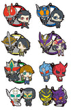 Kamen Rider Den-O Memory of the 10th Anniversary Rubber Mascot All 8 Types Set Key Ring [USED]