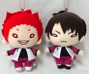 Ushijima & Tendo Jersey Nitotan Plush 2 Set With Ball Chain Haikyu !! Jump shop Limited Plush Toys [USED]