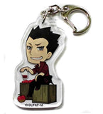 Greed Fullmetal Alchemist: Brotherhood Acrylic Keychain Princess Cafe Limited Key Ring [USED]