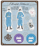 Roy Mustang Maes Hughes Fate Fullmetal Alchemist: Brotherhood X Sanrio Characters Stand Up! Acrylic Mascot Key Ring [USED]