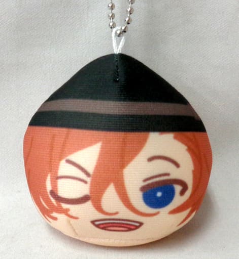 Chuuya Nakahara Wink Bungo Stray Dogs Omanjuu Niginigi Mascot animate Limited Box Purchase Privilege Key Ring [USED]