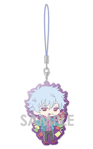 Gintoki Sakata Gintama Clear Rubber Strap Part 2 Retro-Pop Key Ring [USED]