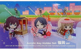 The Idolmaster Cinderella Girls Local Acrylic Keychain 3 Set Fukuoka Ver. THE IDOLM@STER CINDERELLA GIRLS 5thLIVE TOUR Serendipity Parade!!! Key Ring [USED]