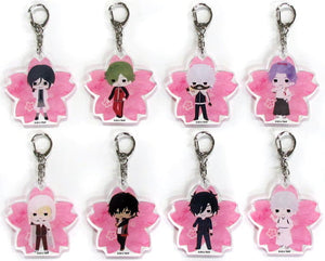 All 8 Types Set Touken Ranbu: Hanamaru in Kiddy Land Vol.2 Traiding Acrylic Keychain Version 2 Key Ring [USED]