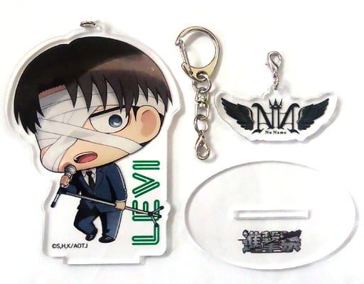 Levi Ackerman from No name Attack on Titan: Junior High X Attack on Titan Acrylic Key Chain Progress Festival Reading & Live Event Limited Key Ring [USED]