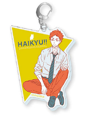 Keiji Akaashi Haikyu!! Acrylic Keychain Key Ring [USED]