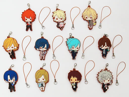 Masato Hijirikawa, etc. Uta no Prince Sama Maji LOVE Legend Star Rubber Strap Collection Sweet Gift Ver. All 11 Types Set Key Ring [USED]