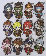 Iori Izumi, etc. IDOLiSH7 Ichiban Kuji Mechanical Lullaby Rubber Strap Kiradol Prize S All 12 Types Set Key Ring [USED]