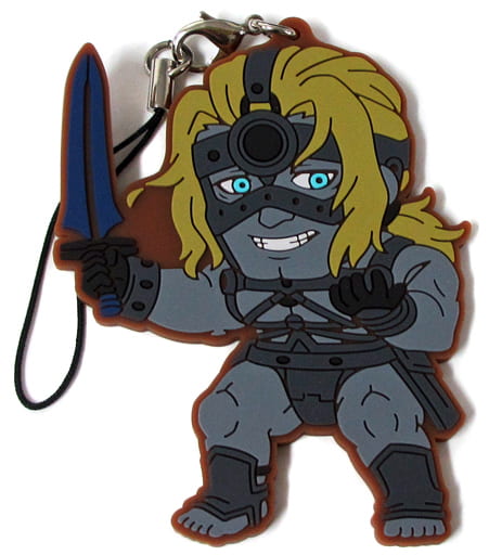 Berserker of Red Fate/Apocrypha Ichiban Kuji Red Faction Ver. Kyun Chara Illustrations Rubber Charm Prize F Key Ring [USED]